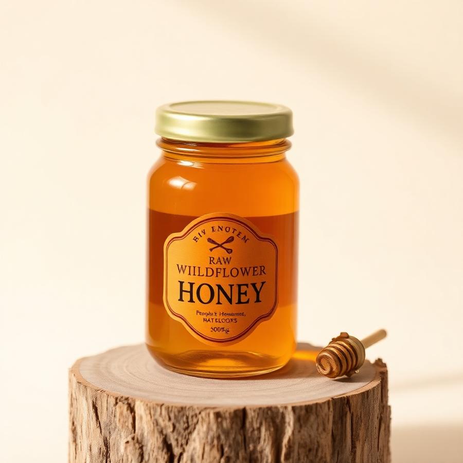 Raw Wildflower Honey